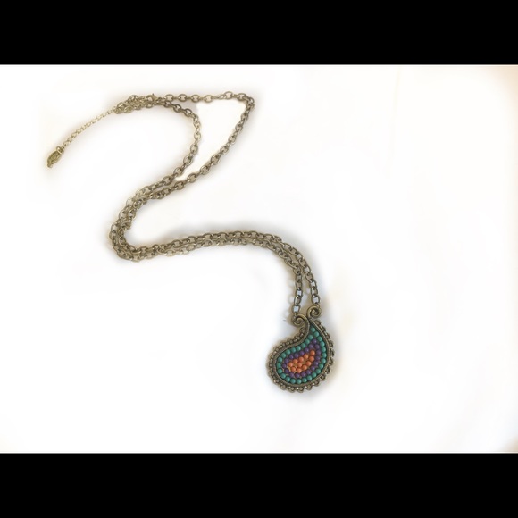 Colorful pendant necklace from boutique in Spain - Picture 2 of 2